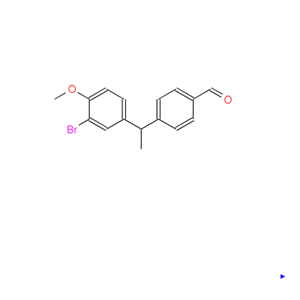 4-(1-(3-溴-4-甲氧基苯基)乙基)苯甲醛,4-(1-(3-bromo-4-methoxyphenyl)ethyl)benzaldehyde