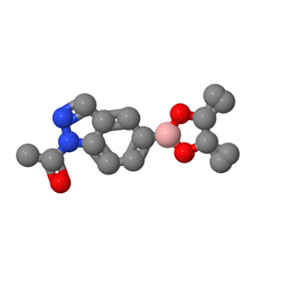 1-[5-（4,4,5,5-四甲基-1,3,2-二氧雜硼烷-2-基）-1H-吲唑-1-基]乙烷-1-酮,1-[5-(4,4,5,5-tetramethyl-1,3,2-dioxaborolan-2-yl)-1H-indazol-1-yl]ethan-1-one