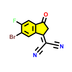 2612386-80-6 ；2-(6-bromo-5-fluoro-3-oxo-2,3-dihydro-1H-inden-1-ylidene)malononitrile