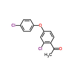 2-氯-4-(4-氯苯氧基)苯乙酮,2-chloro-4-(4-chlorophenoxy)acetophenone