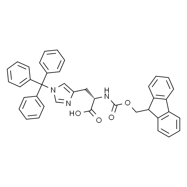 N-芴甲氧羰基-N'-三苯甲基-L-组氨酸,Fmoc-His(Trt)-OH