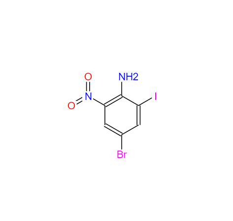 4-溴-2-碘-6-硝基苯胺,4-Bromo-2-iodo-6-nitroaniline