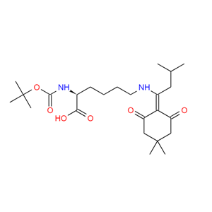 叔丁氧羰基-N'-甲基三苯甲基-L-赖氨酸·二环己基铵盐,Boc-Lys(ivDde)-OH
