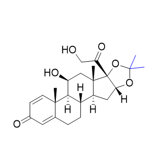 布地奈德杂质06,(6aR,6bS,7S,8aS,8bS,11aR,12aS,12bS)-7-hydroxy-8b-(2-hydroxyacetyl)- 6a,8a,10,10-tetramethyl-1,2,6a,6b,7,8,8a,8b,11a,12,12a,12b-dodecahydro4H-naphtho[2',1':4,5]indeno[1,2-d][1,3]dioxol-4-one