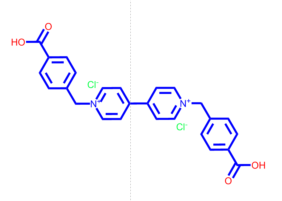 N,N'-二(4-羧基苯甲基)-4,4'-聯(lián)吡啶鎓二鹽酸鹽,4,4'-Bipyridinium, 1,1'-bis[(4-carboxyphenyl)methyl]-, chloride (1:2)