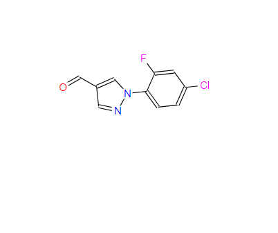 1-(4-氯-2-氟苯基)-1H-吡唑-4-甲醛,1-(4-Chloro-2-fluorophenyl)-1H-pyrazole-4-carbaldehyde