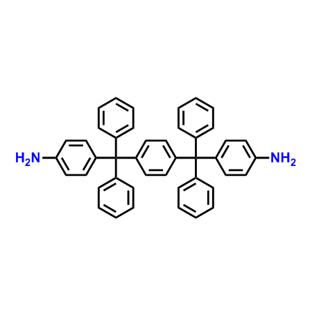 4,4-（1,4-亚苯基双（二苯基亚甲基））二苯胺,4,4'-(1,4-Phenylenebis(diphenylmethylene))dianiline