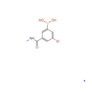 2121515-18-0；5-溴-3-（N-甲基氨基羰基）苯基硼酸