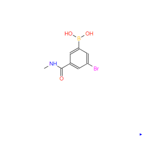 2121515-18-0；5-溴-3-（N-甲基氨基羰基）苯基硼酸