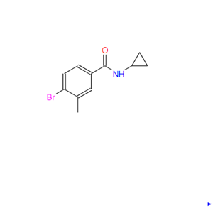 4-溴-N-环丙基-3-甲基苯甲酰胺,4-Bromo-N-cyclopropyl-3-methylbenzamide