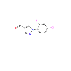 1-(4-氯-2-氟苯基)-1H-吡唑-4-甲醛,1-(4-Chloro-2-fluorophenyl)-1H-pyrazole-4-carbaldehyde