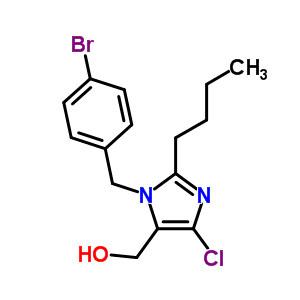 3-(4-溴苄基)-2-丁基-5-氯-4-咪唑甲醇 中间体 151012-31-6