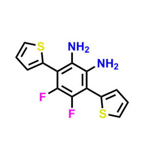 2,3-二氟-1,4-二（2-噻吩基）-5,6-二氨基-苯