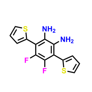 2,3-二氟-1,4-二（2-噻吩基）-5,6-二氨基-苯,2,3-difluoro-1,4-di(2-thienyl)-5,6-diamino-benzene