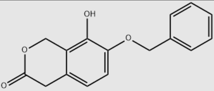 小檗碱杂质 6,3H-2-Benzopyran-3-one, 1,4-dihydro-8-hydroxy-7-(phenylmethoxy)-