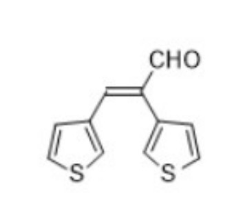 (E)-2,3-二(3-噻吩基)丙烯醛,(E)-2,3-di(thiophen-3-yl)acrylaldehyde