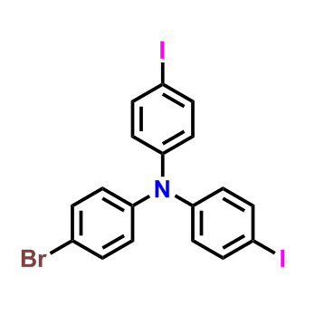 4-溴-N，N-双（4-碘苯基）苯胺,4-bromo-N,N-bis(4-iodophenyl)aniline