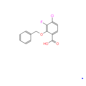 2-（芐氧基）-4-氯-3-氟苯甲酸,2-(Benzyloxy)-4-chloro-3-fluorobenzoic acid