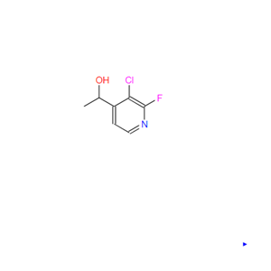4-吡啶甲醇，3-氯-2-氟-α-甲基-,4-Pyridinemethanol, 3-chloro-2-fluoro-α-methyl-