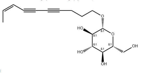 红花炔苷,Bidenoside C