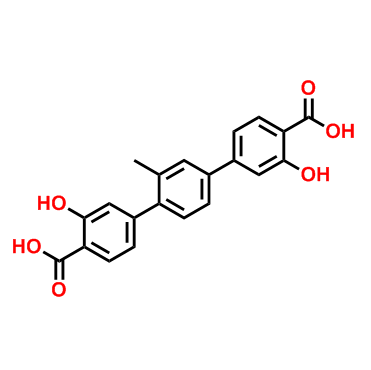 3,3''-二羟基-2'-甲基-[1,1'-:4'-三苯基]-4,4'二羧酸,3,3''-dihydroxy-2'-methyl-[1,1':4',1''-terphenyl]-4,4''-dicarboxylic acid