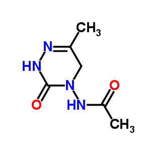 三嗪酰胺,N-(6-Methyl-3-oxo-2,5-dihydro-1,2,4-triazin-4 (3H)-yl)acetamide