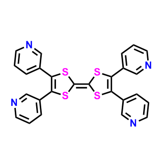 四（3-吡啶基）四硫富瓦烯,4,4',5,5'-tetra(pyridin-3-yl)-2,2'-bi(1,3-dithiolylidene)