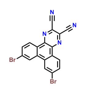 7,10-二溴二苯并[f，h]喹喔啉-2,3-二腈