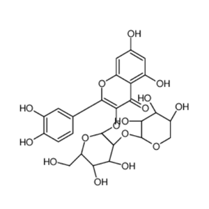 CNAS实验室新品供应：槲皮素-3-O-桑布双糖苷_83048-35-5