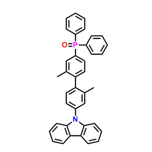 （4′-（9H-咔唑-9-基）-2,2′-二甲基-[1,1′-联苯]-4-基）二苯基氧化膦,(4′-(9H-carbazol-9-yl)-2,2′-dimethyl-[1,1′-biphenyl]-4-yl)diphenylphosphine oxide