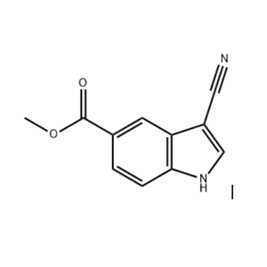 3-氰基-1H-吲哚-5-羧酸甲酯,Methyl 3-cyano-1H-indole-5-carboxylate