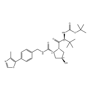 ((S)-1-((2R,4S)-4-羟基-2-((4-(4-甲基噻唑-5-基)苄基)氨基甲酰基)吡咯烷-1-基)-3,3-二甲基-1-氧代丁烷-2-基)氨基甲酸叔丁酯