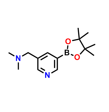 N,N-二甲基-1-(5-(4,4,5,5-四甲基-1,3,2-二氧硼雜環(huán)戊烷-2-基)吡啶-3-基)甲胺 (,N,N-Dimethyl-1-(5-(4,4,5,5-tetramethyl-1,3,2-dioxaborolan-2-yl)pyridin-3-yl)methanamine