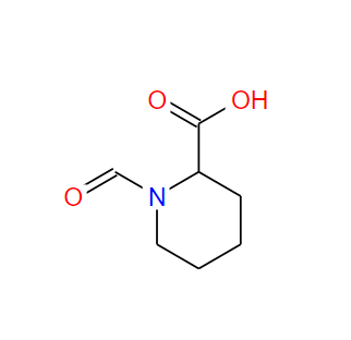 1-甲酰基-2-哌啶羧酸,2-Piperidinecarboxylic acid, 1-formyl- (9CI)