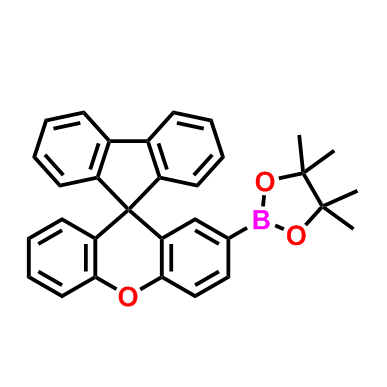 4,4,5,5-四甲基-2-(螺[芴-9,9'-氧杂蒽]-2'-基)-1,3,2-二氧硼杂环戊烷,4,4,5,5-Tetramethyl-2-(spiro[fluorene-9,9'-xanthen]-2'-yl)-1,3,2-dioxaborolane