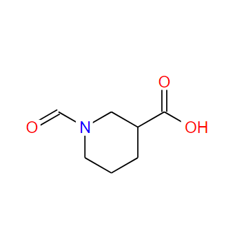 1-甲酰基-3-哌啶羧酸,3-Piperidinecarboxylic acid, 1-formyl- (9CI)