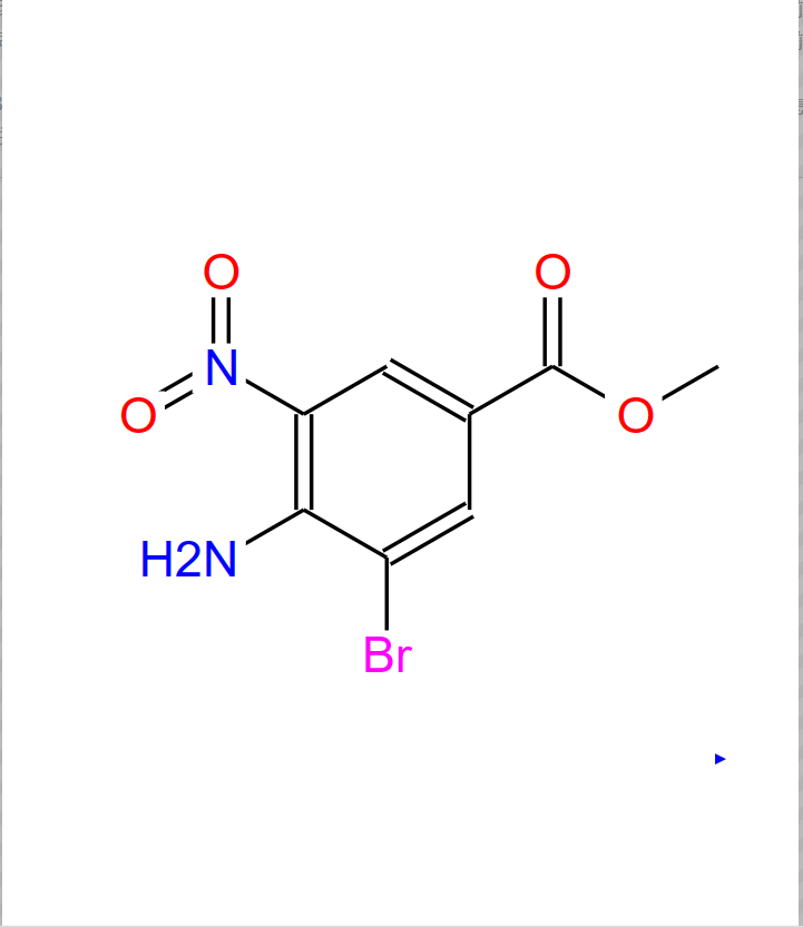 4-氨基-3-溴-5-硝基苯甲酸甲酯,Methyl 4-amino-3-bromo-5-nitrobenzenecarboxylate