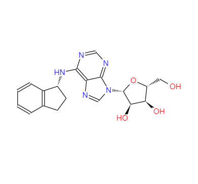 (R)-N-(2,3-二氢-1H-茚基)腺苷,N-[(R)-Indan-1-yl] adenosine