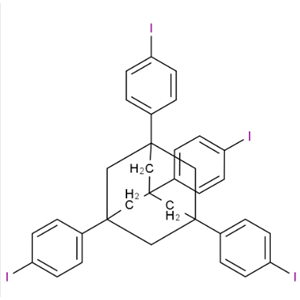 1,3,5,7-四(4-碘苯基)金刚烷 1,3,5,7-Tetrakis(4-iodophenyl)adamantane  144970-30-9 克级供货，可按客户需求分装 