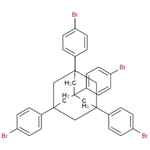 1,3,5,7-四(溴苯基)金刚烷   1,3,5,7-tetrakis(4-bromophenyl)adamantane    144970-36-5 克级供货，可按需分装  