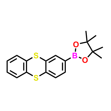 4,4,5,5-四甲基-2-（噻蒽-2-基）-1,3,2-二氧雜硼烷,4,4,5,5-tetramethyl-2-(thianthren-2-yl)-1,3,2-dioxaborolane