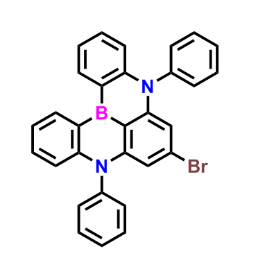7-溴-5,9-二苯基-5,9-双氢-5,9-二氮杂-13b-硼萘并[3,2,1-d]蒽,7-bromo-5,9-diphenyl-5,9-dihydro-5,9-diaza-13b-boranaphtho[3,2,1-de]anthracene
