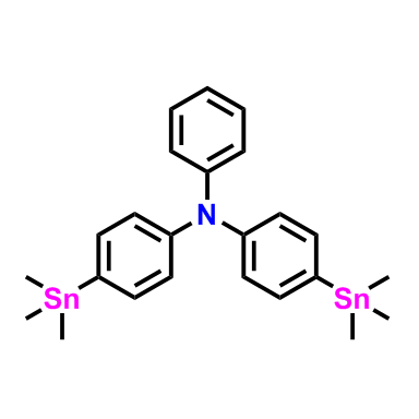 N-苯基-4-（三甲基锡基）-N-（4-（三甲基锡基）苯基）苯胺,N-phenyl-4-(trimethylstannyl)-N-(4-(trimethylstannyl)phenyl)aniline
