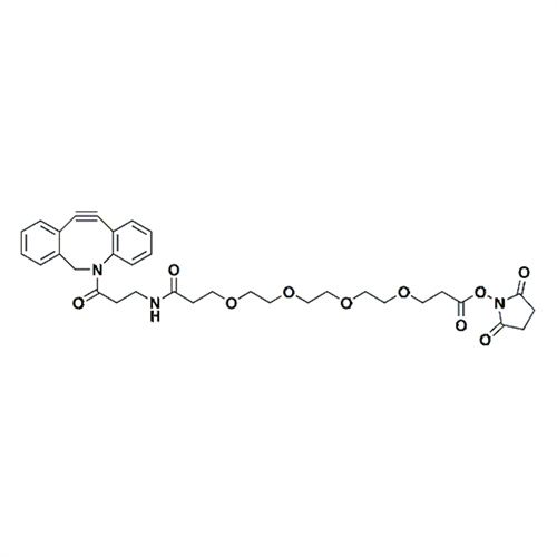 二苯并环辛炔-PEG4-丙酸琥珀酰亚胺酯,DBCO-NHCO-PEG4-NHS ester