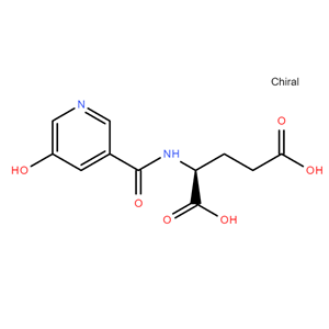 N-(5-羟基烟酰)-L-谷氨酸,nooglutil