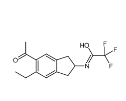 N-(5-乙酰基-6-乙基-2，3-二氢-1H-茚-2-基）-2，2，2-三氟乙酰胺,N-(5-acetyl-6-ethyl-2,3-dihydro-1H-inden-2-yl)-2,2,2-trifluoro-Acetamide