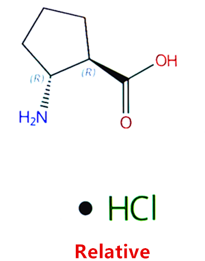 rel-(1R, 2R)-2-amino-Cyclopentanecarboxylic acid hydrochloride,rel-(1R, 2R)-2-amino-Cyclopentanecarboxylic acid hydrochloride