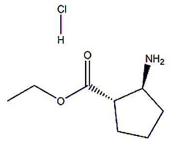 (1S,2S)-ethyl 2-aminocyclopentanecarboxylate hydrochloride,(1S,2S)-ethyl 2-aminocyclopentanecarboxylate hydrochloride