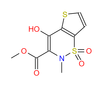 替诺昔康甲化物,METHYL 2-METHYL-4-HYDROXY-2H-THIENO[2,3-E]-1,2-THIAZINE-3-CARBOXYLATE-1,1-DIOXIDE