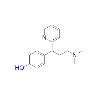 氯苯那敏杂质07,4-(3-(dimethylamino)-1-(pyridin-2-yl)propyl)phenol